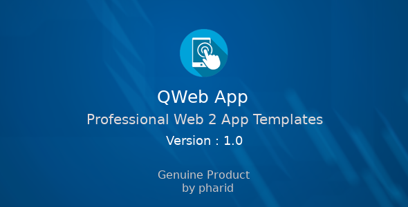 Download QWeb App – Professional Web2App Template | Material Design, OneSignal, Admob Ads Nulled 
