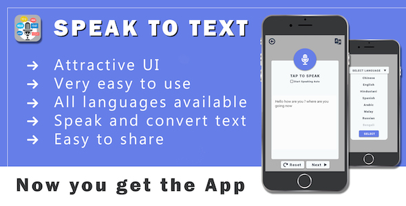 Download Voice Translator All language , Speak to text Nulled 
