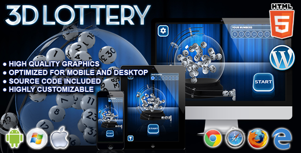 Download 3D Lottery – HTML5 Instant Win Game Nulled 