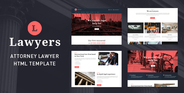 Download Lawyers – Responsive Business HTML5 Template Nulled 