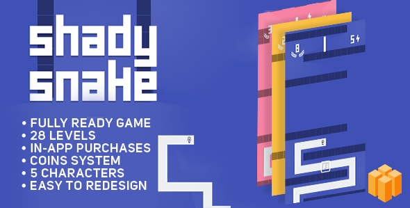 Download Shady Snake – BUILDBOX – ANDROID – Game Template Nulled 
