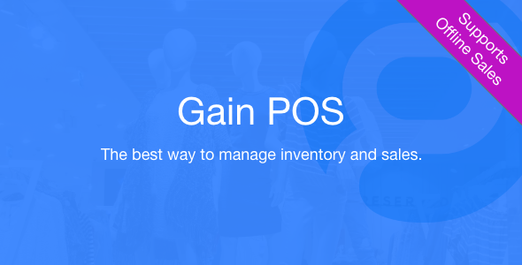Download Gain POS – Inventory and Sales Management System Nulled 
