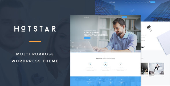 Download HotStar – Multi-Purpose Business Theme Nulled 