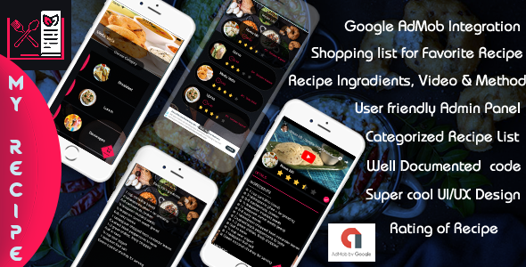 Download My Recipe – Android  (Kotlin) Nulled 