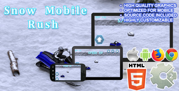 Download Snow Mobile Rush ( CAPX + HTML5 ) Nulled 