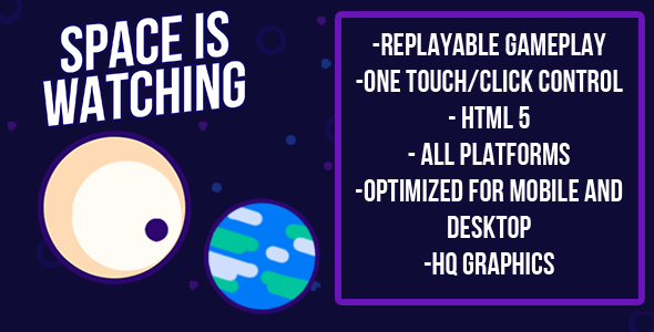 Download Space is Watching | HTML5 Game (capx) Nulled 