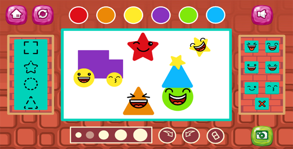 Download Cute Shapes | Html5 Kids Game | android & ios Nulled 