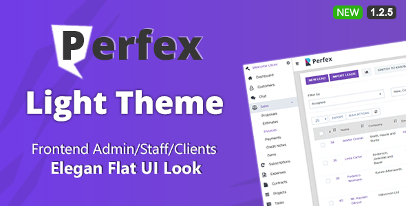 Download Perfex CRM Light Theme Nulled 