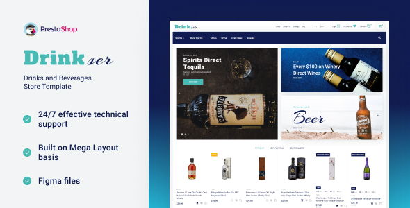 Download Drinkser – Alcohol Store Nulled 