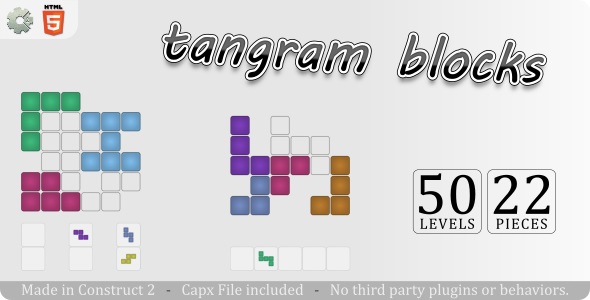 Download Tangram Blocks – HTML5 Casual game Nulled 