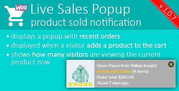 Download Live Sales Popup: product sold notification – Boost Your Sales – Recent Sales Popup Nulled 