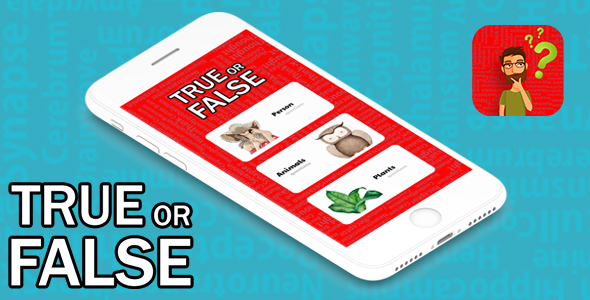 Download TRUE OR FALSE QUESTIONS WITH ADMOB – IOS XCODE FILE Nulled 