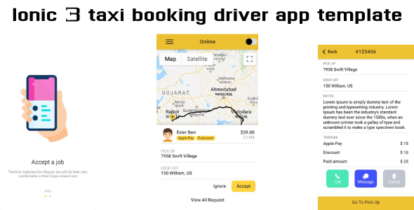 Download Ionic 3 taxi – cab booking driver app template (Android – IOS) Nulled 