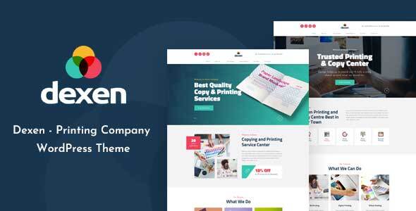 Download Dexen – Printing Company WordPress Theme Nulled 