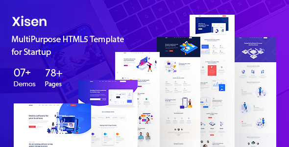 Download Xisen – MultiPurpose HTML5 Template for Startup Nulled 