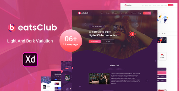 Download Beatsclub – Nightlife & Event Template Nulled 