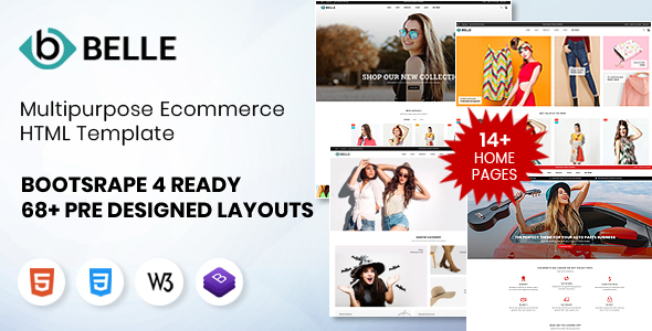 Download Belle Multipurpose Bootstrap 4 HTML Template Nulled 