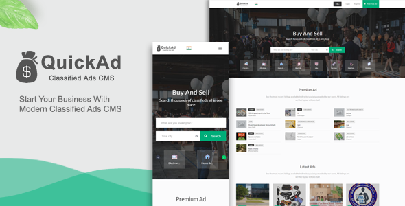 Download Modern Quickad Classified Template Nulled 