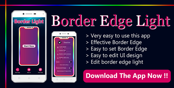 Download Edge Border light , Live wallpaper Nulled 