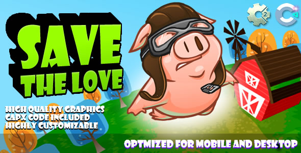 Download Save The Love (C2,C3,HTML5) Game. Nulled 