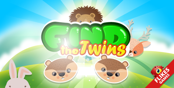 Download Find the twins – HTML5 game, Construct 2, capx, mobile control, AdSense Nulled 
