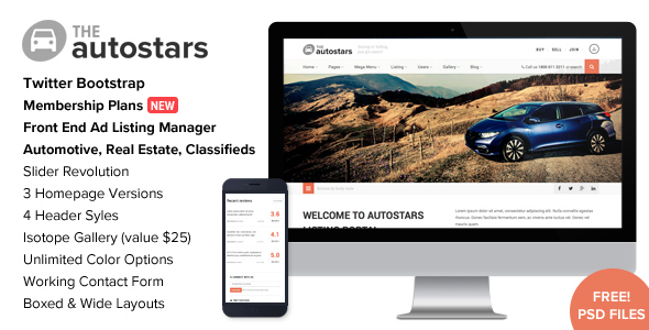 [Download] Auto Stars – Car Dealership and Listings WP Theme 