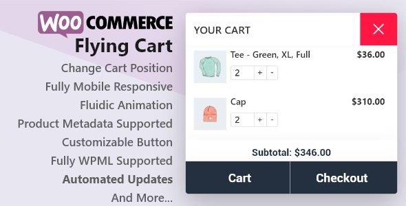 Download WooCommerce Flying Cart Nulled 