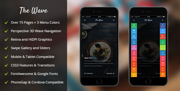 Download The Wave Mobile | PhoneGap & Cordova Mobile App Nulled 