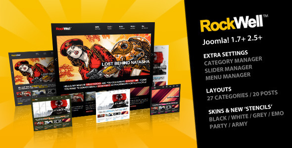 Download Rockwell – Joomla Template Nulled 