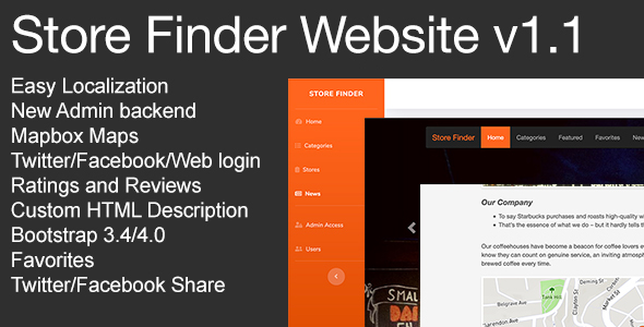 Download Store Finder Admin + Website v1.1 Nulled 