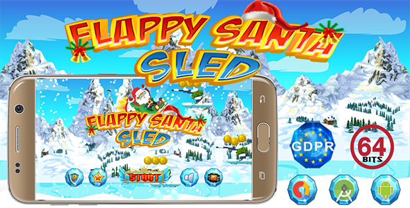 Download Flappy Santa Sled With GDPR + 64 Bits (Android Studio)- the addition of admob is on demand Nulled 
