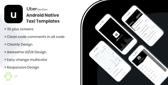 Download Uber – NextGen Android Native UI Kit Template Nulled 
