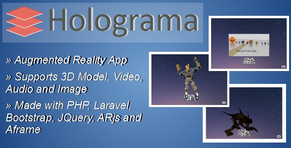 Download Holograma – Augmented Reality Builder App Nulled 