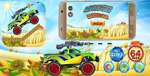 Download Monster Truck Machine Gun with GDPR+ 64 Bits (Android Studio)- the addition of admob is on demand Nulled 