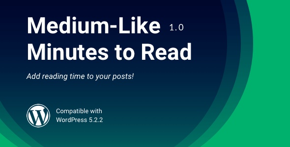 Download Medium Like Minutes To Read | WordPress Read Time Plugin Nulled 