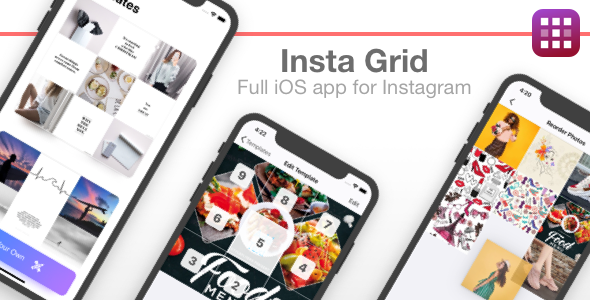 Download Insta Grid – Create Instagram layouts/grids – Full iOS app Nulled 