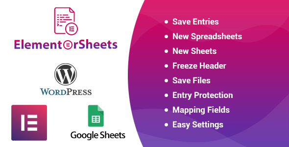 Download ElementorSheets – Elementor Pro Form Google Spreadsheet Addon Nulled 