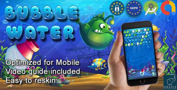 Download Bubble Water (Admob + GDPR + Android Studio) Nulled 