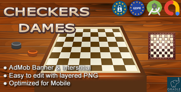 Download Checkers – Dames (Android Studio – Admob – GDPR) Nulled 