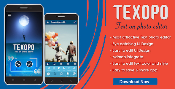 Download Texopo – text on photo Quote creator app Nulled 