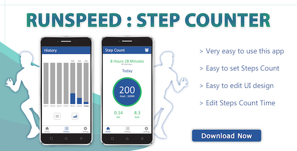Download RUNSPEED – step counter app Nulled 