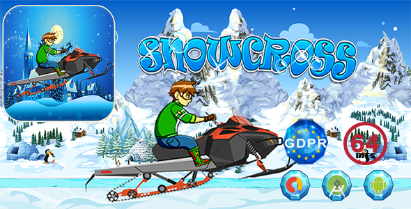 Download Snowcross Hill Racing with GDPR+ 64 Bits (Android Studio)- the addition of admob is on demand (free) Nulled 