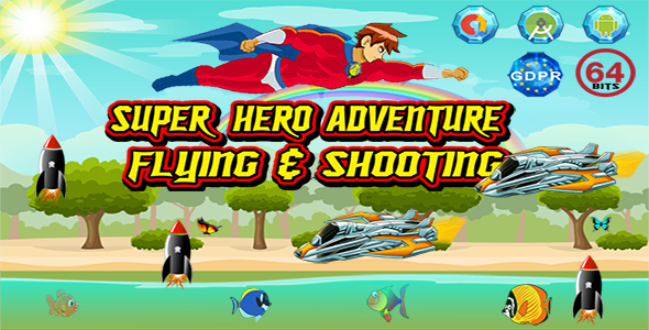 Download Super Hero Adventure ith GDPR + 64 Bits (Android Studio)the addition of admob is on demand for free Nulled 