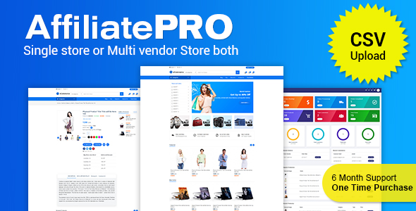 Download AffiliatePRO – Affiliate Store CMS with CSV Nulled 