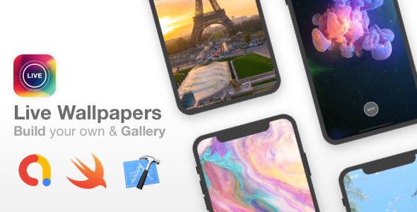 Download Live Wallpapers iOS – Full app template with over 25 wallpapers – Build mode to create Live Photos Nulled 