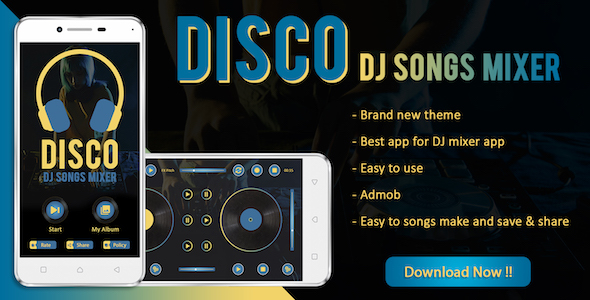 Download DISCO : DJ Songs Mixer App Nulled 