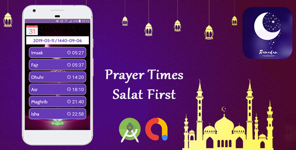 Download Prayer Times Android App with Admob Nulled 