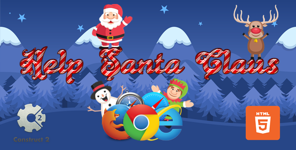 Download Help Santa Claus – HTML5 Construct 2 Game (.Capx) Nulled 