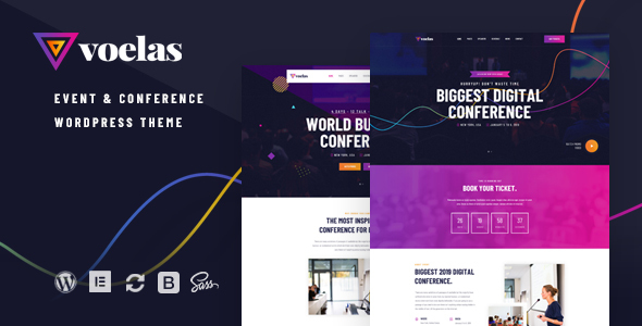 Download Voelas – Event & Conference WordPress Theme Nulled 