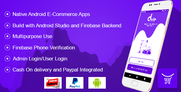 Download DailyCommerce Android Ecommerce Apps with Firebase Backend Nulled 